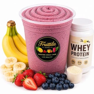 Double Berry Protein Smoothie