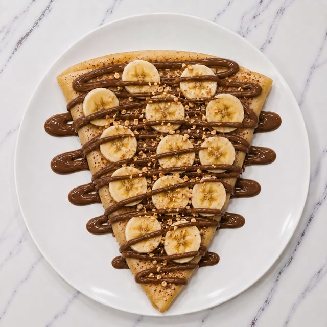 Nutella Banana Crepe.